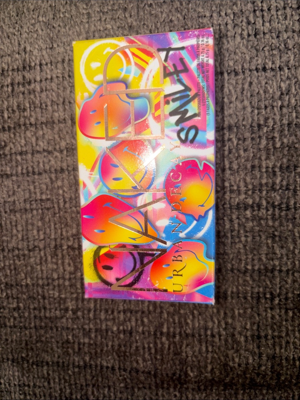 Urban Decay Neon Smiley Palette - Rainbow Gradient Cover